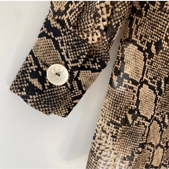 Zara Snake Print Blouse - Picture 7 of 8